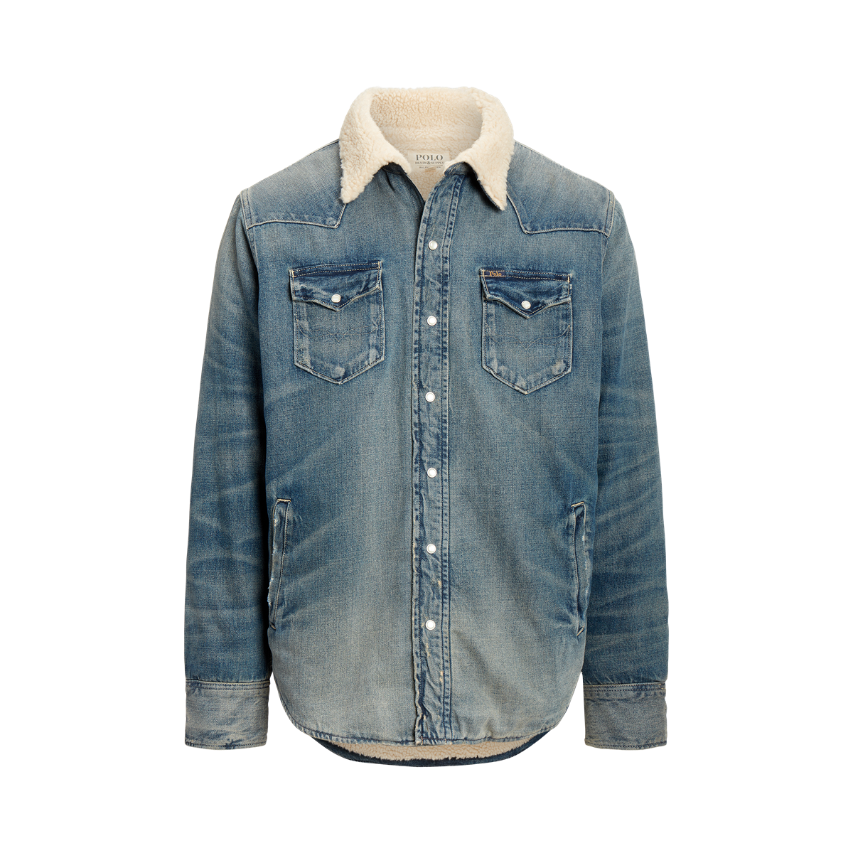 POLO Ralph Lauren - L/S 2x1 Denim RL Western Shirt - Squires – Louie