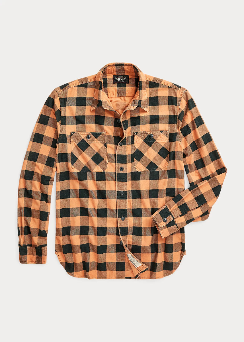 RRL - Buffalo Check Chamois Workshirt – Louie