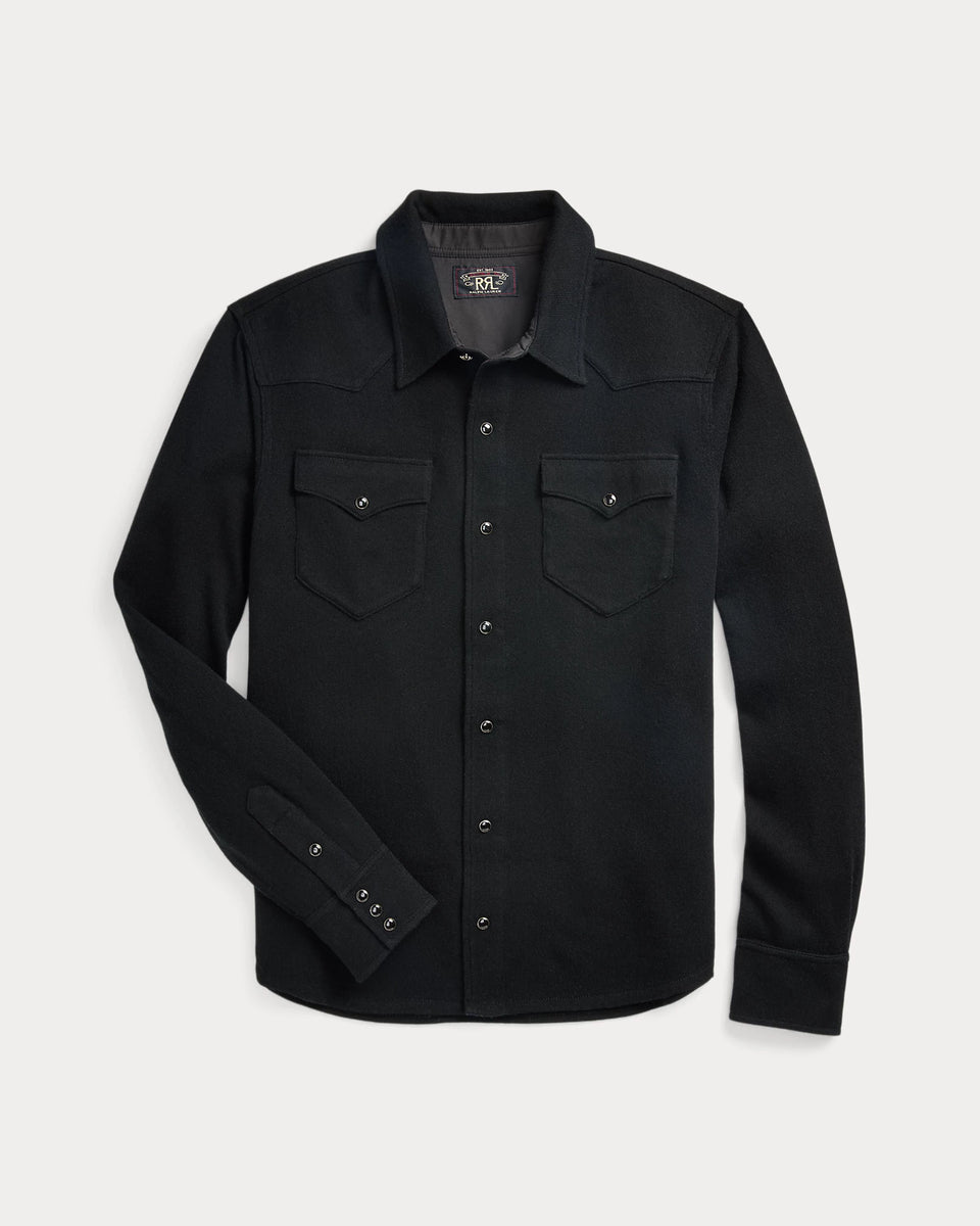 RRL - Wool-Cashmere Western Shirt Sweater – Louie