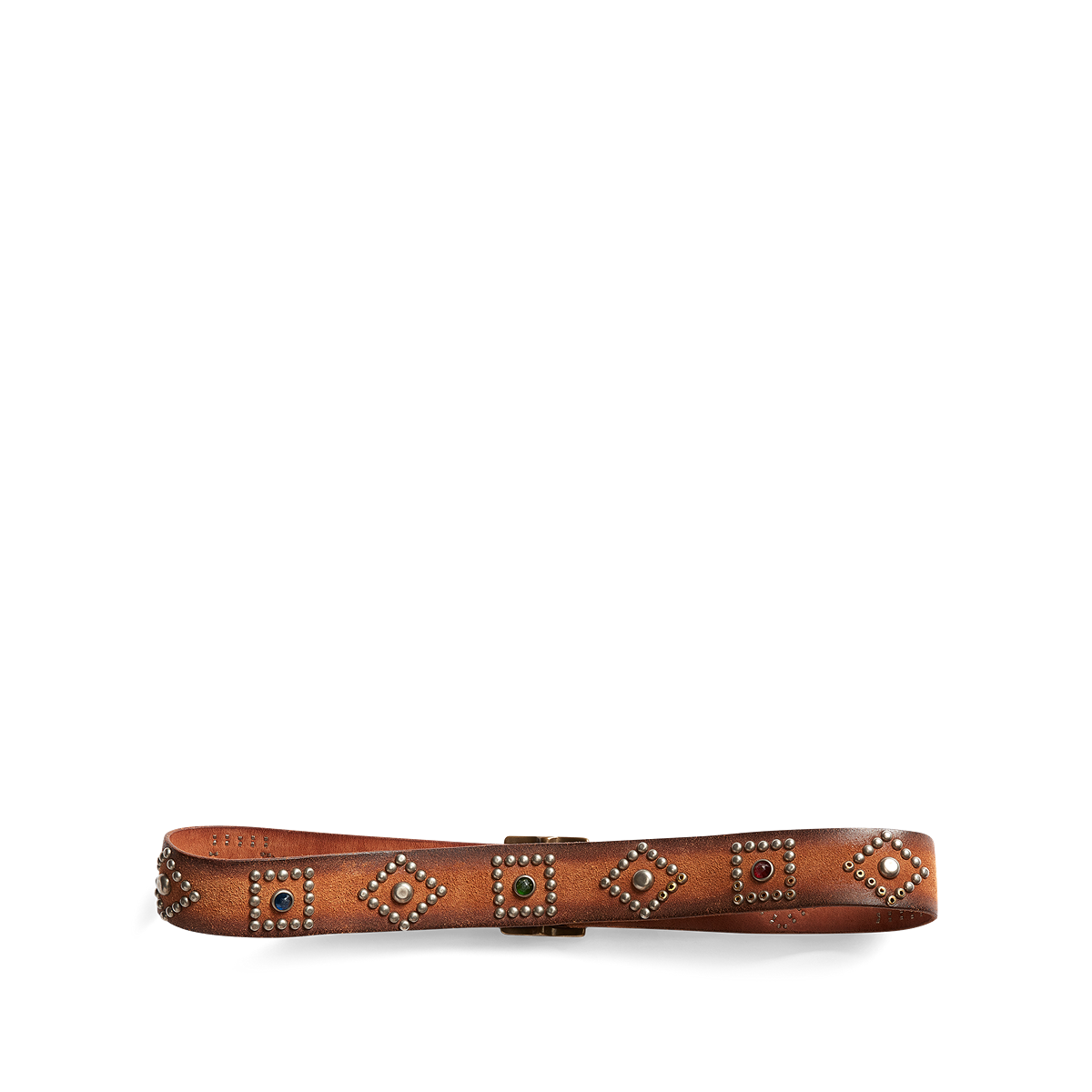 RRL - Studded Roughout Leather Belt – Louie