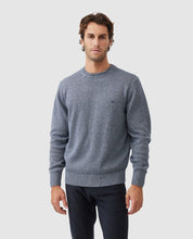 Load image into Gallery viewer, Model wearing Rodd &amp; Gunn - Gunn Knit Sweater in Indigo.
