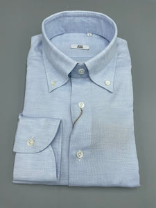 100 Hands - Lt. Blue Oxford Cotton Linen Shirt