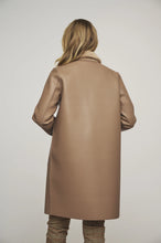 Load image into Gallery viewer, Model wearing Rino &amp; Pelle - Ivon Reversible Coat in Twig - back.
