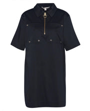 Load image into Gallery viewer, Barbour Ettie Mini Dress in Black.
