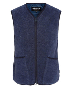 Barbour Liddesdale Fleece Vest in Navy.