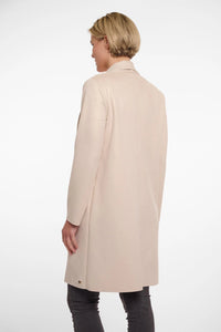 Model wearing Rino & Pelle - Mirola Duster in Birch Gold - back.