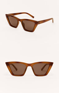 ZSupply Villa Sunglasses in Brown Tortoise - Brown Polarized.