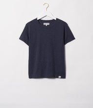 Load image into Gallery viewer, Merz B. Schwanen - Good Basics SS T-Shirt in Denim Blue.
