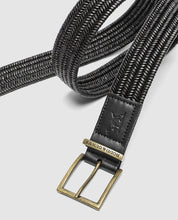 Load image into Gallery viewer, Rodd &amp; Gunn - Stirling Stretch Belt in Nero.
