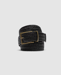 Rodd & Gunn - Stirling Stretch Belt in Nero.