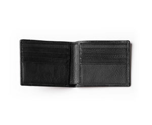 Ghurka - Classic Wallet No. 101 in Vintage Black Leather.
