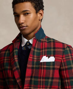 Model wearing POLO Ralph Lauren - Holiday Tartan Plaid Sport Coat.