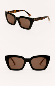 ZSupply Hideaway Sunglasses in Black Tortoise - Brown Polarized.