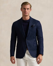 Load image into Gallery viewer, Model wearing POLO Ralph Lauren - Soft Tailored Linen Suit Jacket in Dark Navy
