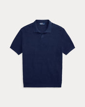 Load image into Gallery viewer, POLO Ralph Lauren - Mesh Knit Linen SS Sweater in Blue
