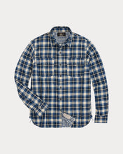 Load image into Gallery viewer, RRL - Plaid Double-Faced Workshirt in Blue Multi.
