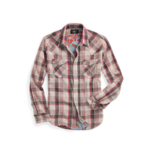 Load image into Gallery viewer, RRL - LS Buffalo Western Shirt Plaid in Red/Cream Multi.
