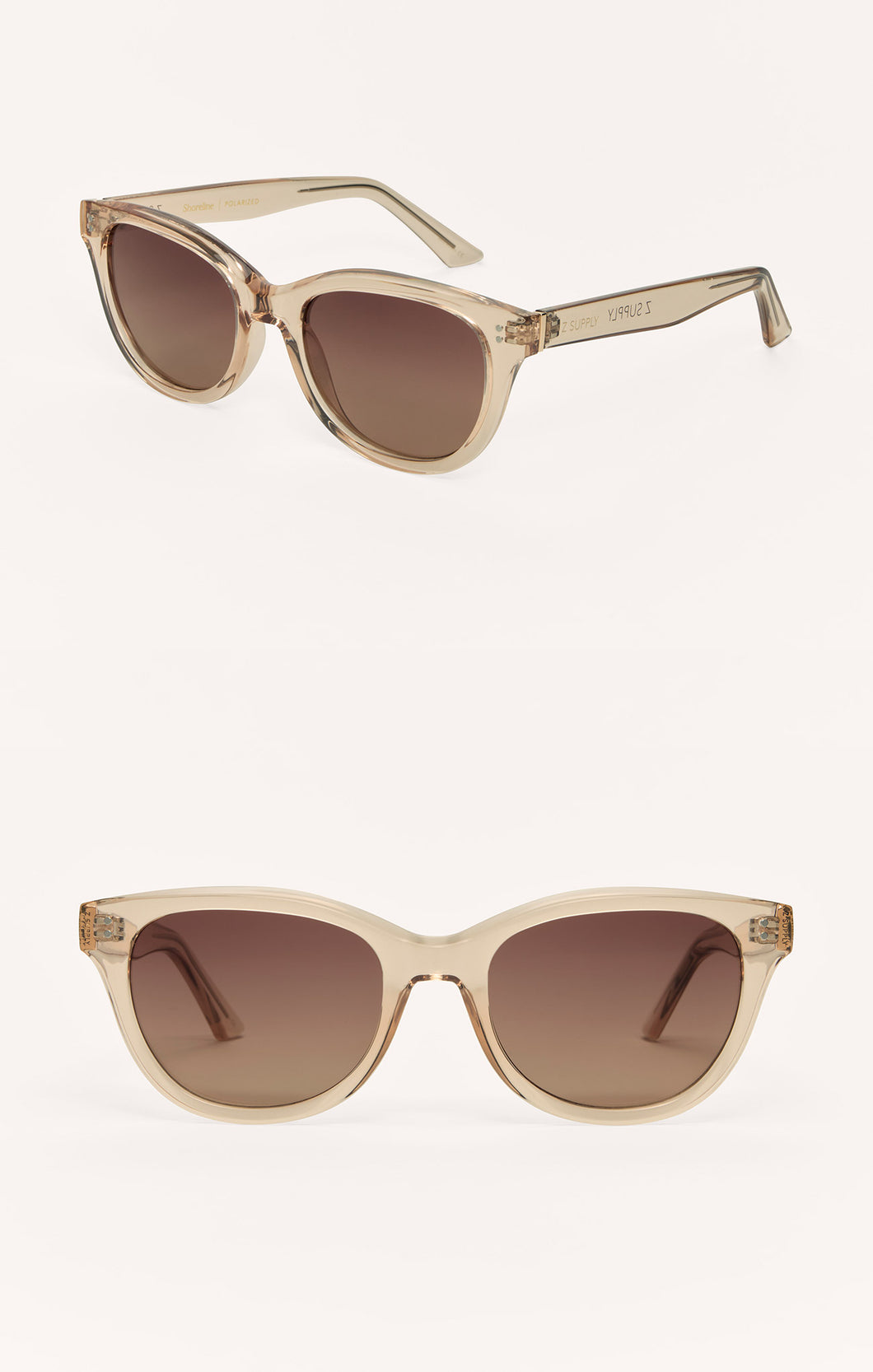 ZSupply Shoreline Sunglasses in Sand - Gradient Polarized.