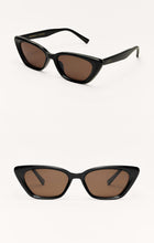 Load image into Gallery viewer, ZSupply Staycation Sunglasses polished black - brown polarized.
