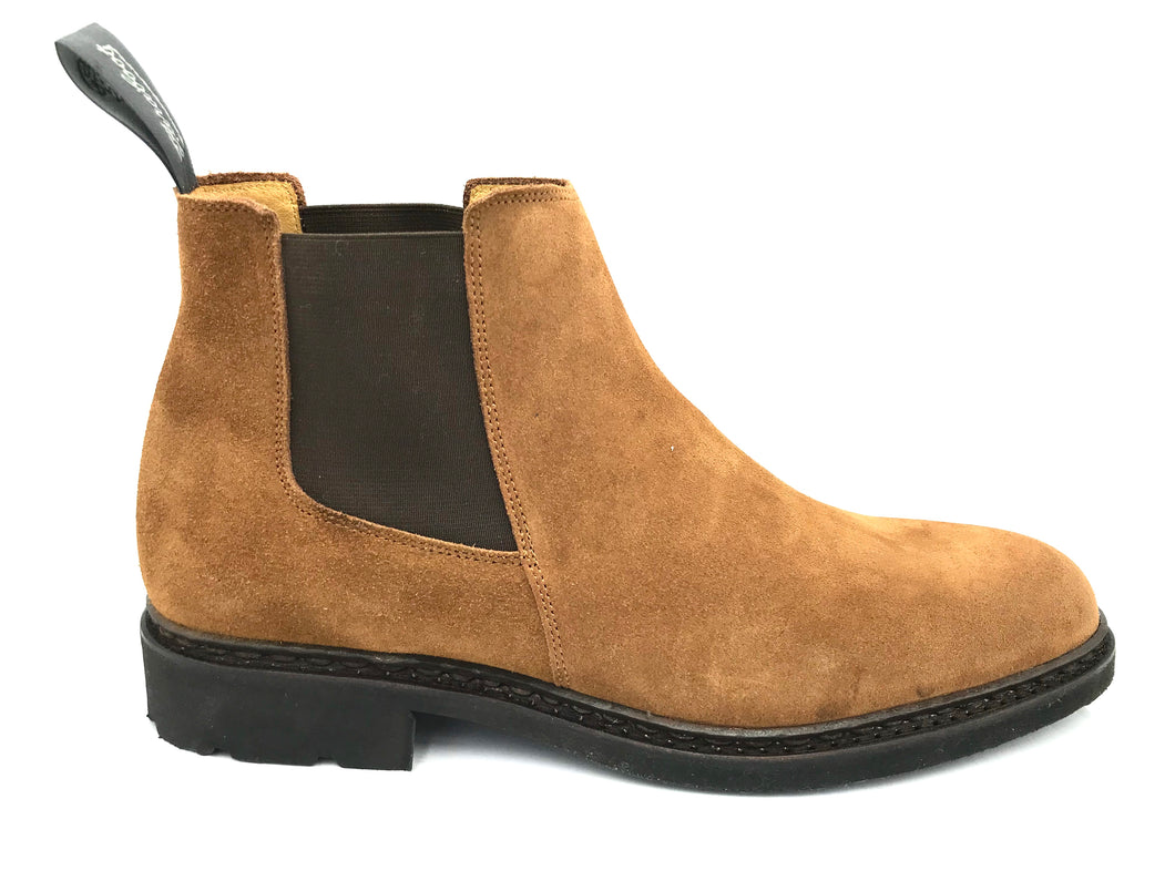 Paraboot Chamfort boot in Velours Cognac.