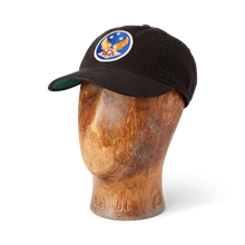 Load image into Gallery viewer, RRL - Winged Cotton Baseball Cap Black.
